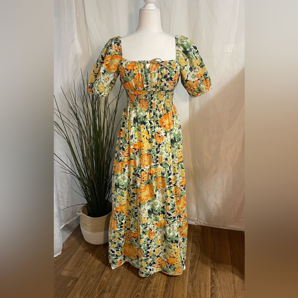 Faithfull the Brand Floral midi Dress